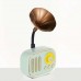 Retro Trumpet Style Bluetooth Speaker Wireless Stereo Subwoofer Music Box Hifi Speakers with Mic FM radio TF for Phone